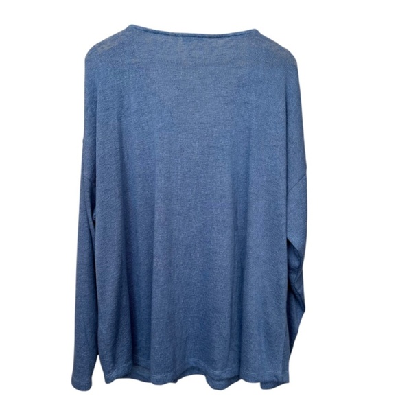 Soft Surroundings Top Jersey Knit Womens 3X  Oversized Zipper Versatile Boho - Picture 8 of 14